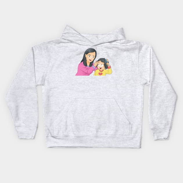 Yo Te Amo Mamita Mother and child Kids Hoodie by Unique Online Mothers Day Gifts 2020